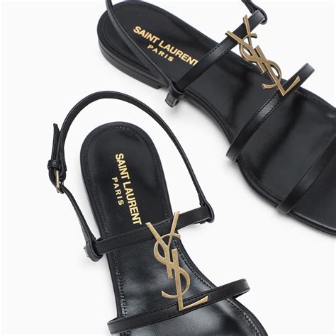 ysl flat sandals replica|saint laurent cassandra flat sandals.